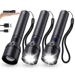 Small Powerful Flashlight Rechargeable High Lumens 3PACKS-800L Pocket Bright .... Fixed Price $41.66.