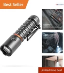 Rechargeable Torch Flashlight Aluminum 2000 Lumens Water Resistant Camping. Fixed Price $80.99.