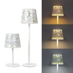 Aels Mosaic Rechargeable Lamps Cordless White Set Of 2, 5200MAH Handmad.... Fixed Price $32.92.