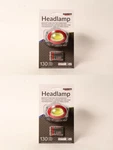 2 Pk Garrity Led Ibeam Headlamp 101 Lumens Mode High & Low Water Resistant. Fixed Price $16.09.