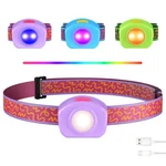 Everbrite Led Rechargeable Headlamp For Kids W/rgb Mode 3 Lighting. Fixed Price $18.99.
