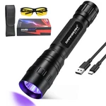 Darkbeam Flashlight Uv 395NM Black Light, Mini & Powerful Wood Lamp Usb. Fixed Price $40.86.