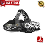 Cob Headlamp Usb Rechargeable Headlight 8 Modes Torch 5LEDS. Fixed Price $11.23.