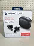 Motorola Sound 500 Anc True Wireless Earbuds, IPX4 Water Resistant. Fixed Price $24.99.