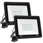 2 Pack 100W Led Flood OUTDOOR,10000LM Work Spotlight With Us PLUG,6000K.... Fixed Price $42.23.
