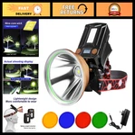 High Power Led Headlamp - Super Bright Rechargeable Waterproof Flashlight For Hu. Fixed Price $73.79.