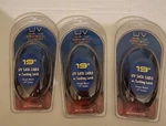 Three Sata Cable W/locking Latch MD-UV19-STL-BK -glows Under Light. Fixed Price $15.00.