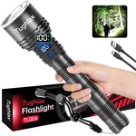 Tughlax Rechargeable Flashlights High Lumens, 90,000 Super Black. Fixed Price $35.08.