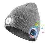 Rotibox Bluetooth Beanie With Light, Unisex Usb Rechargeable 4 One Size, Gray. Fixed Price $21.72.