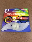 Spoke Brightz Color Morph Led Bike Light, Snaps On Tool Free, 5IN, 1 Wheel. Fixed Price $16.75.