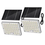Lumllsaji 2PACK 184 Led Solar Motion Lights Outdoor, Wall White. Fixed Price $34.49.