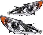 Philtop Chrome Headlights For Sonata 11-14 Except Hybrid. Fixed Price $129.00.