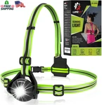 Lumefit Running Lights For Runners With Yellow Reflective Vest, Adjustable Beam. Fixed Price $28.72.