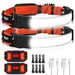 Adelante Led Headlamp Flashlight, 1000LM 230 Wide-beam Pack, Orange. Fixed Price $38.99.