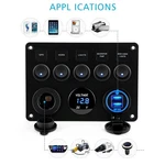 IP65 Waterproof 12V/24V Panel + Upgraded Usb Switch, Gang Toggle. Fixed Price $47.25.