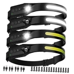 Nessciera Rechargeable Led HEADLAMP00 Lumens, 230 Wide Beam, Usb-c, 4 Black. Fixed Price $45.17.