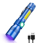 Uv Flashlight Black Light, Usb Rechargeable With Magneti... Fast Ship. Fixed Price $29.99.