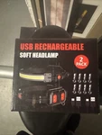 Usb Rechargeable Led Soft Headlamp 2-PACK Proastar. Fixed Price $9.99.