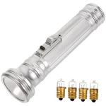 Portable Old-fashioned Metal Flashlight Prop 5.51 Inch Handheld Outdoor Flash.... Fixed Price $25.04.