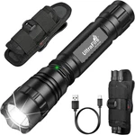 Tactical Flashlight With Holster For Duty Belt, 1000 High Lumen Police. Fixed Price $46.99.