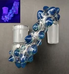 Atomic Aqua Stardust Uv 19MM Female-male Glass Drop Down Attachment Adapter. Fixed Price $45.00.