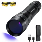 Darkbeam Uv Flashlight 365 Nm Blacklight, Mini Powerful Wood Lamp. Fixed Price $43.35.