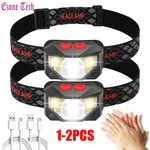 Headlamp Rechargeable Super Bright Led Forehead Flashlight Fr Outdoor. Fixed Price $11.25.