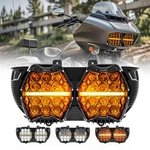 240W High Power Dual Motorcycles Led Headlight With Low Beam Amber Drl H.... Fixed Price $403.21.