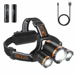 Tacklife Headlamp LLH4A Usb Rechargeable Triple Light 600 Lumens New Sealed. Fixed Price $9.99.
