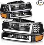 Auto Dynasty 4PCS Led Drl Headlights Assembly And Bumper Lamps Compatible With. Fixed Price $75.00.