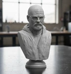 Walter White Breaking Bad With Glasses Bust Figure Large 13" Inch - 3D Printed. Fixed Price $71.60.
