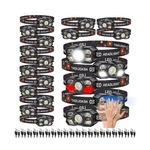 Kunhe 20 Pack Led Rechargeable Headlamp Flashlight Headlight Motion... Fast Ship. Fixed Price $104.99.