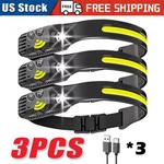 3X Waterproof Cob Headlamp Night Buddy Led Sensor 230 Torch Headlight. Fixed Price $16.28.