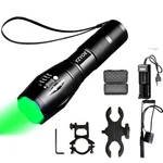 Yzyoe Rechargeable Green Tactical Flashlight 500 Yard Zooma.... Fixed Price $34.83.