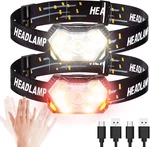 Goando 2500 Lumen Led Headlamp - Rechargeable Light With Red Sensor F. Fixed Price $41.51.