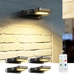 Coxseni Solar Wall Lights Outdoor Remote Control Large Battery 6 Color Modes. Fixed Price $88.01.