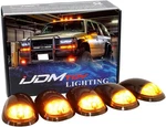 Ijdmtoy 5PC Smoked Lens Amber Led Cab Roof Marker Light Kit. Fixed Price $68.98.