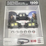 Infinity Xi Led Headlamp Rechargeable 1500 Lumens 6 Modes 3-PACK. Fixed Price $40.99.