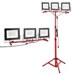 Vevor Led Work Light With Stand Tripod Three-head Portable 21000 Lumens. Fixed Price $69.90.
