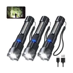Jij 3 Pack, Rechargeable Flashlights High Lumens, 7 Modes Led Flas.... Fixed Price $38.60.