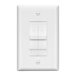 Lider Combination Dual Dimmer Light Control, Switch, White. Fixed Price $39.09.