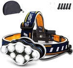 Rechargeable Headlamp, Led Flashlight 18000 Lumen Modes With Whi.... Fixed Price $27.52.