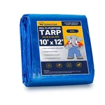 Sunlitap 10X12FT Cover 5 Mil Waterproof Poly Tarps, Light Duty Tarpaulin.... Fixed Price $22.67.