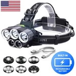 Headlamp 5X Led Super Bright Lumen Rechargeable Flashlight Torch. Fixed Price $13.98.