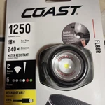 Coast FL86R 1250 Lumens Led Rechargeable Headlamp Flashlight. Fixed Price $18.00.