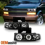 For 95-05 Chevy Astro Gmc Safari Led Halo Projector Headlights Black Headlamp. Fixed Price $158.99.