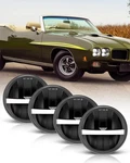 4PCS 5.75 Inch Round Led Headlights Dot Approved Replacement For Muscle Car. Fixed Price $75.00.
