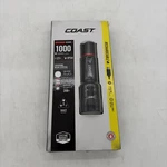 Coast 1000 Lumens G55R Rechargeable Dual Power IP54 Flashlight New/sealed. Fixed Price $22.50.