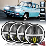 For Toyota Corona 1967-1978 Newest 4PC Halo 5.75"INCH Led Round Headlights Hi. Fixed Price $105.99.