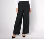 Studio Park X Amy Stran Tall Wide-leg Pleated Pant , Black Sz Mt A620519. Fixed Price $19.79.
